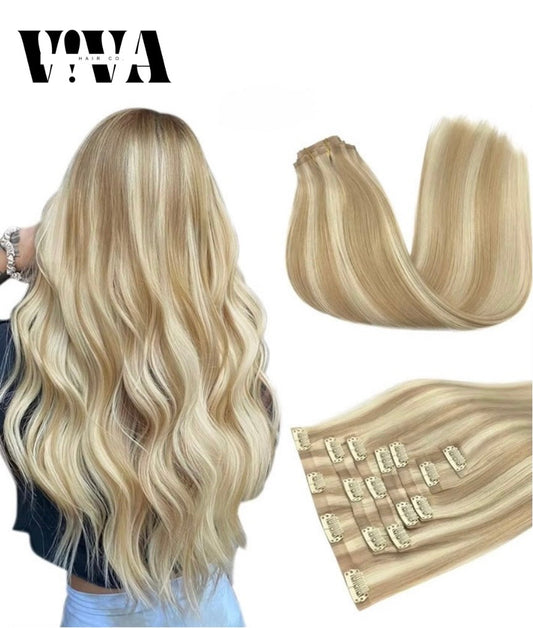 Blonde Balayage Hair Extension Rental