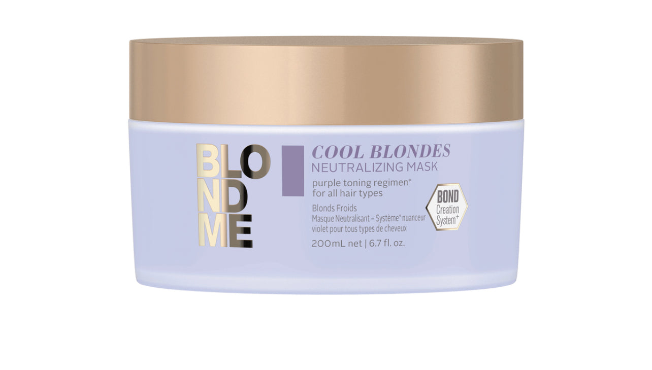 Cool blonde toning mask