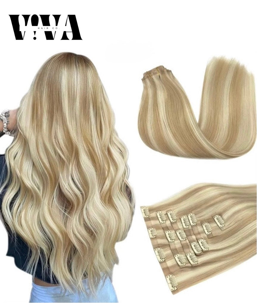 Blonde Balayage Hair Extension Rental
