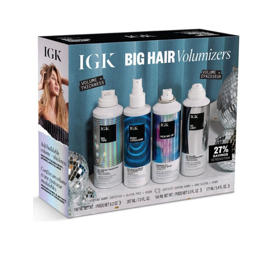 IGK Big hair holiday set